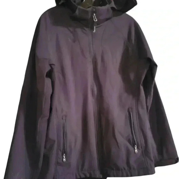 Avia Full Zip Wind and  Water Resistant Jacket with hood - Picture 2 of 9